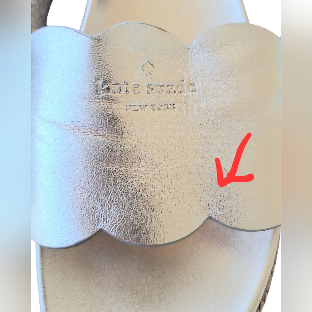 Kate Spade Metallic Gold Zest Sandals - Picture 6 of 9